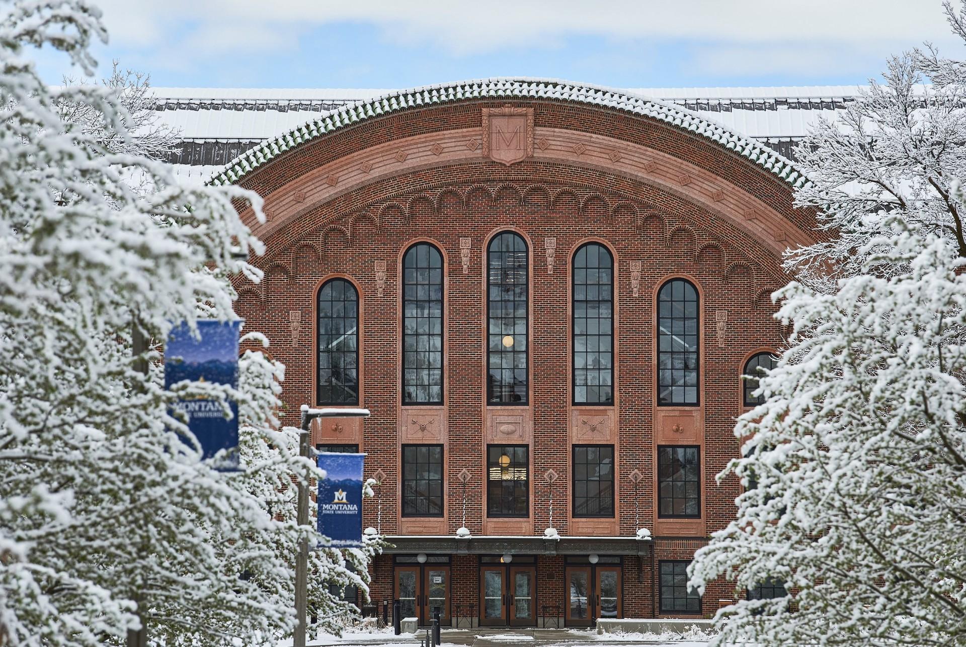 Romney Hall during the Winter Season