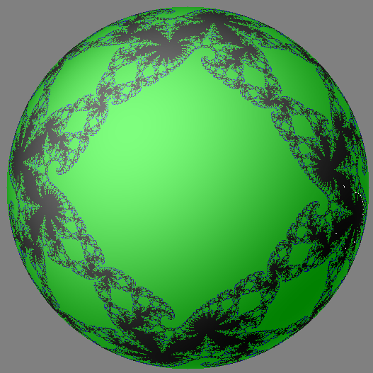 Julia set on the Riemann sphere