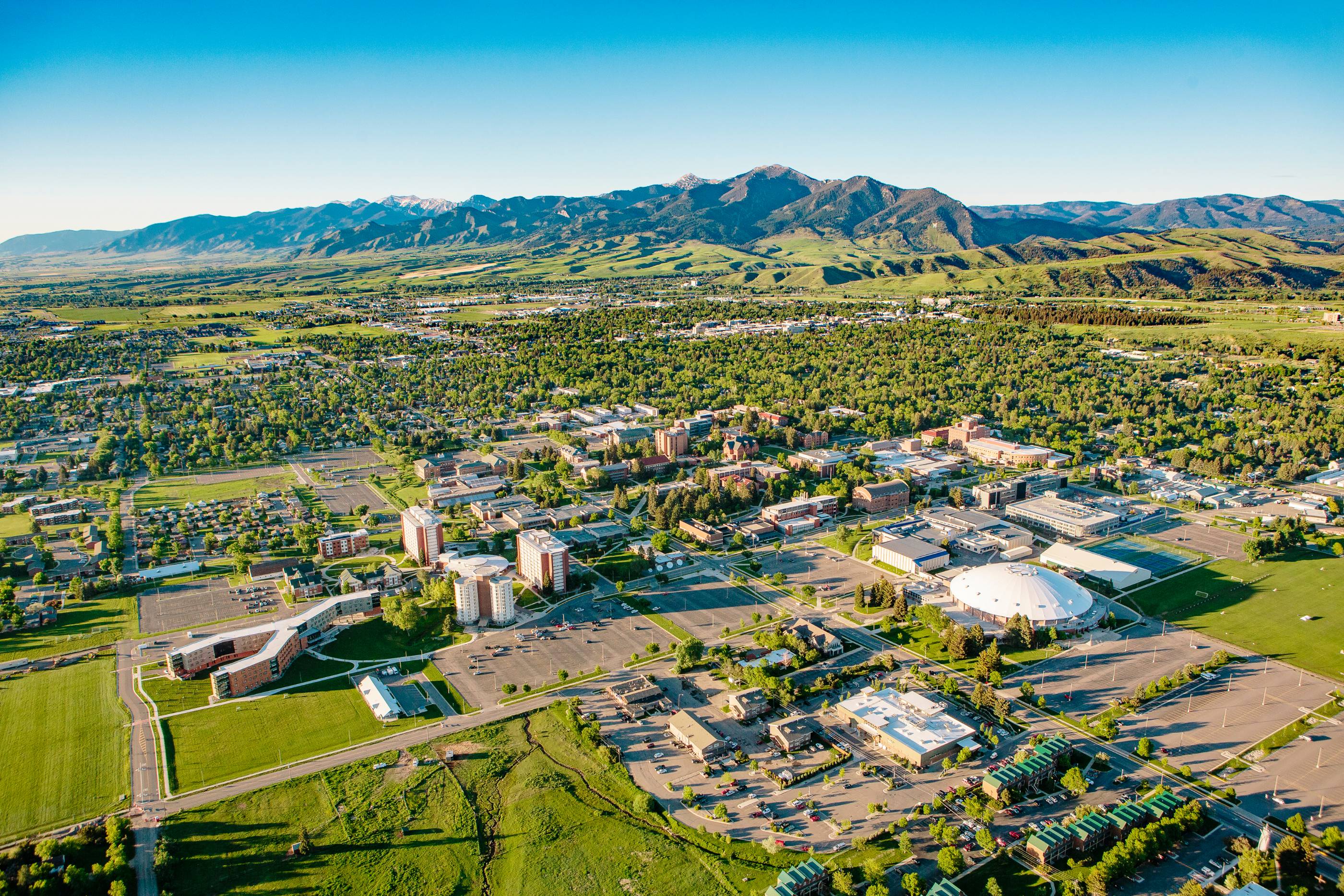 Aerial View of MSU Campus